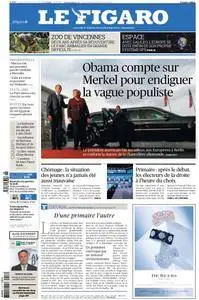 Le Figaro du Vendredi 18 Novembre 2016