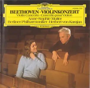 Beethoven - Anne-Sophie Mutter / von Karajan - Violinkonzert (1980, 20__, Deutsche Grammophon # 413 818-2)