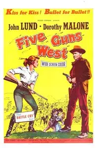 Five Guns West (1955)