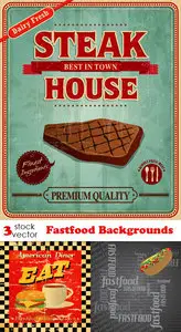 Vectors - Fastfood Backgrounds