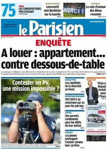 Le Parisien + Cahier Paris du Jeudi 14 Juin 2012