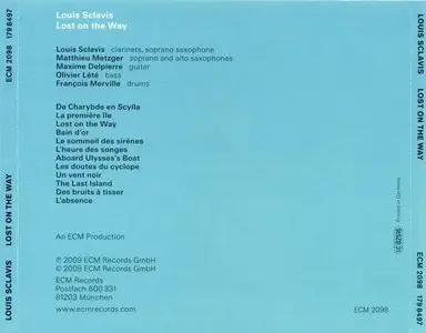 Louis Sclavis - Lost On The Way (2009) {ECM 2098}