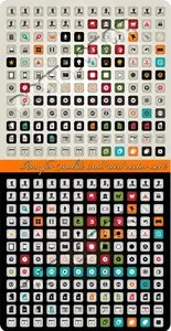Icon for mobile and wed vector set 2