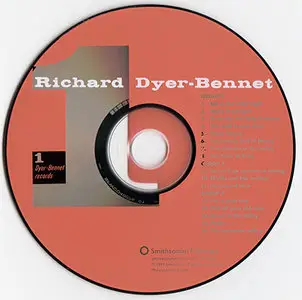Richard Dyer-Bennet - Volume 1 (1997) [Smithsonian Folkways]