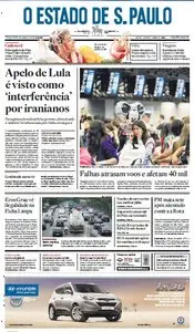 Jornal O Estado de SP em PDF, Terça, 03 de Agosto de 2010