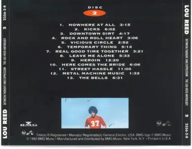 Lou Reed - Between Thought And Expression. The Lou Reed Anthology [3CD] (1992)
