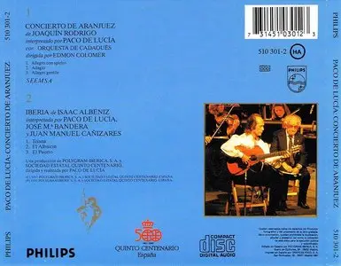 Paco de Lucía – Concierto de Aranjuez & Iberia (1991) (repost)