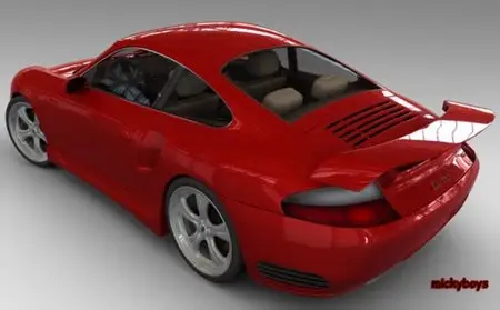 3D model Porsche 911 GT2