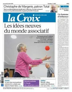 La Croix Du Mercredi 22 Octobre 2014