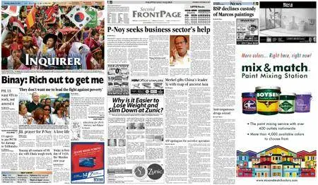 Philippine Daily Inquirer – October 25, 2014
