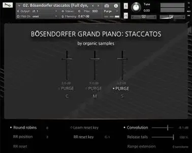 Organic Samples Bösendorfer Grand Piano: Staccatos v1.1 KONTAKT