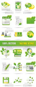 Stock Vector - Nature Icons