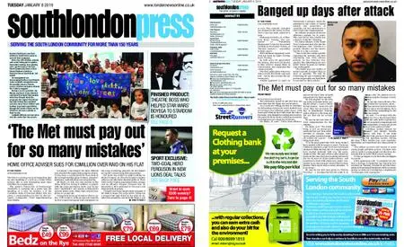 South London Press – January 08, 2019