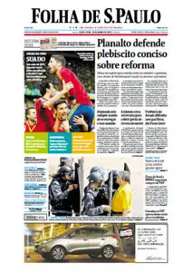 Jornal Folha de São Paulo - 28 de junho de 2013 - Sexta