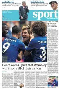 The Guardian Sports supplement  August 21 2017