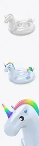 Inflatable Swimming Unicorn Mockup 78697