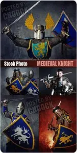 Medieval knight - Stock Photo
