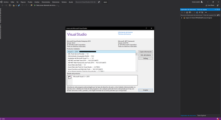 Microsoft Visual Studio 2019 version 16.0.4