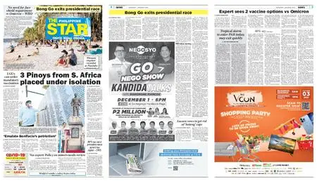 The Philippine Star – Disyembre 01, 2021