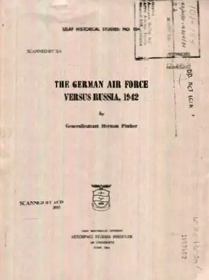 The German Air Force versus Russia, 1942
