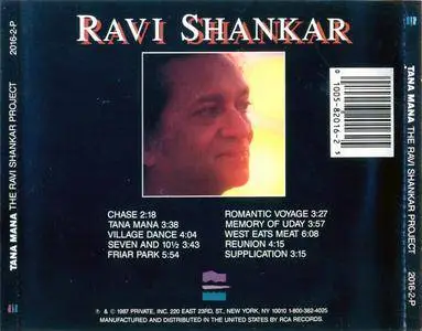The Ravi Shankar Project - Tana Mana (1987)