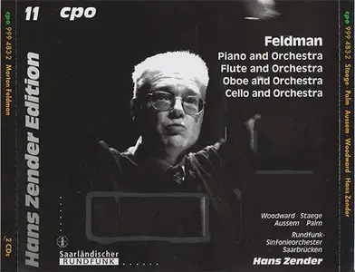 Morton Feldman - RSO Saarbrücken / Hans Zender - Flute, Cello, Oboe, Piano & Orchestra (1997, CPO # 999 483-2)