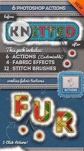 GraphicRiver Fur and Knitted Fabric Photoshop Actions