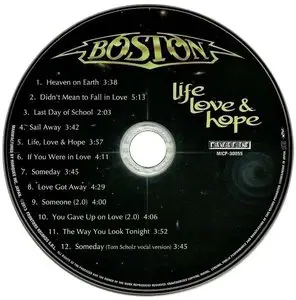Boston - Life, Love & Hope (2013) [Japanese SHM-CD]