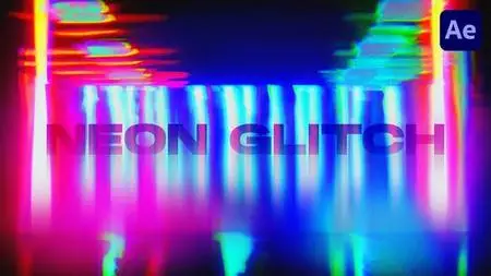 Neon Glitch Transitions | After Effects 47929958