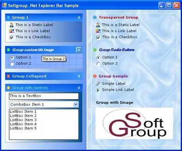 .NET Explorer Bar v2.0.3191 