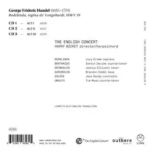 Harry Bicket, The English Concert - George Frideric Handel: Rodelinda (2021)