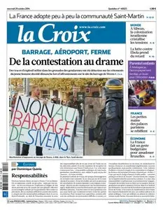 La Croix Du Mercredi 29 Octobre 2014