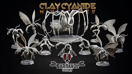 Clay Cyanide Miniatures - Colony of Barnakol