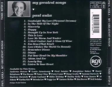 Paul Anka - My Greatest Songs (1992)