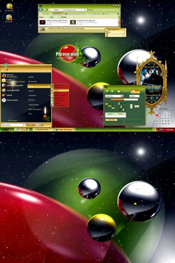 Christmas Skin - WindowBlinds Theme