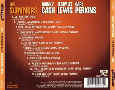 Johnny Cash, Jerry Lee Lewis & Carl Perkins – The Survivors - Recorded Live In Stuttgart, Germany (1981)