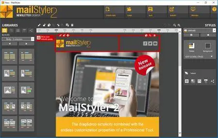 MailStyler Newsletter Creator Pro 2.0.0.330 Multilingual