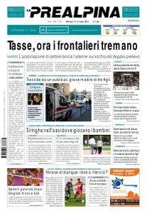 La Prealpina - 17 Ottobre 2017
