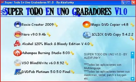 Super Todo En Uno grabadores v1(Super All-In-One recorders)