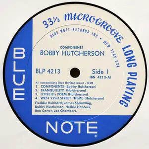 Bobby Hutcherson - Components (Blue Note RVG Original Mono) Vinyl rip in 24 Bit/96 Khz + CD
