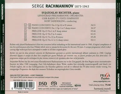 Sviatoslav Richter - Sergey Rachmaninov: Piano Concertos Nos. 1 & 2, Preludes (2012)