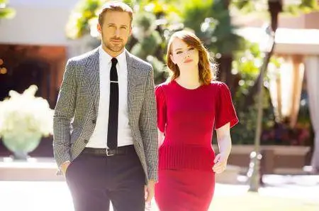 Emma Stone and Ryan Gosling by Kirk McKoy for Los Angeles Times February 14, 2017