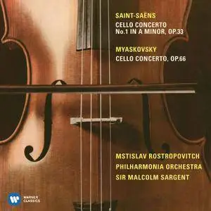 Mstislav Rostropovich - Saint-Saëns & Miaskovsky: Cello Concerto (1957/2017) [Official Digital Download 24/96]