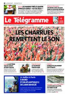 Le Télégramme Lorient – 14 juillet 2022