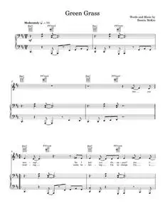Green Grass - Bonnie McKee (Piano-Vocal-Guitar)