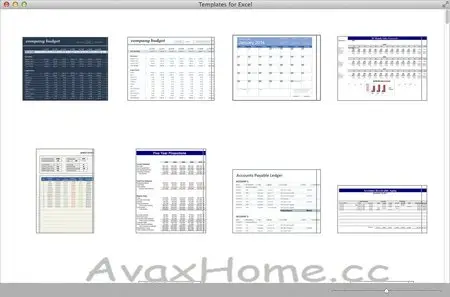 Templates for Excel 1.1 Retail