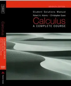 Student Solutions Manual for Calculus: a Complete Course, 7th edition
