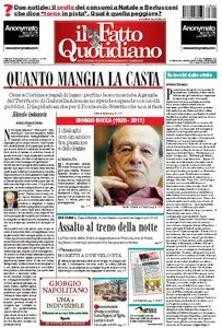 Il Fatto Quotidiano (27-12-11)