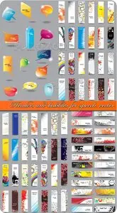 Headers and bubbles for speech vector