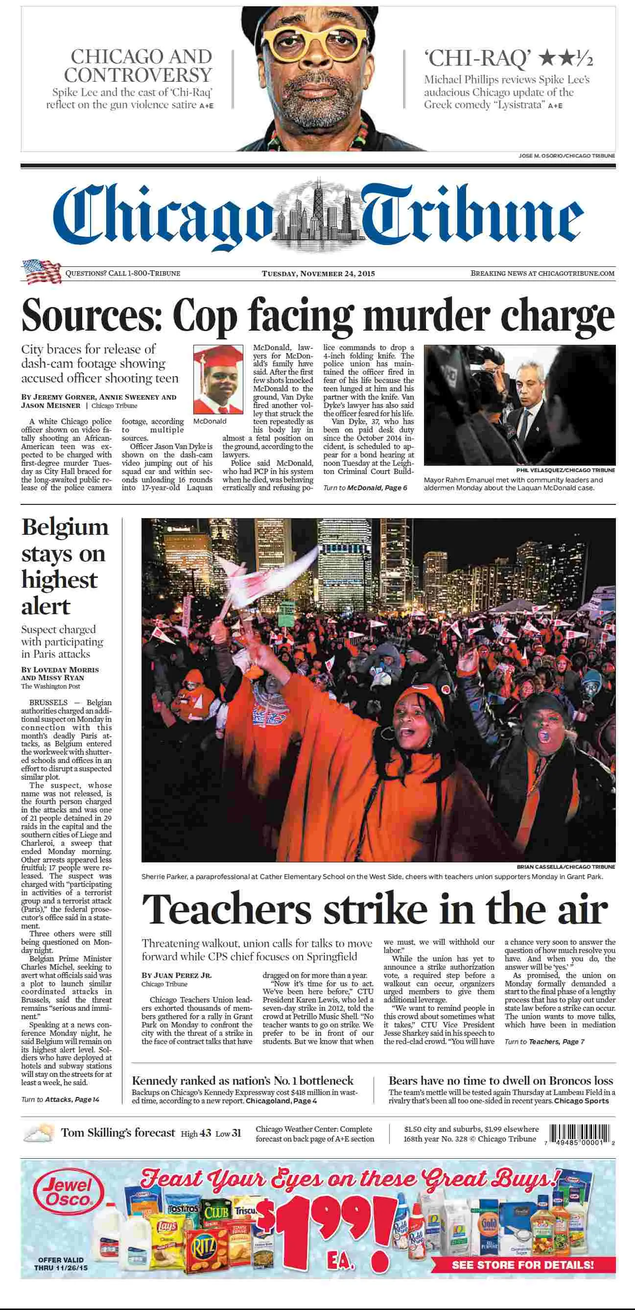 Chicago Tribune - November 24, 2015